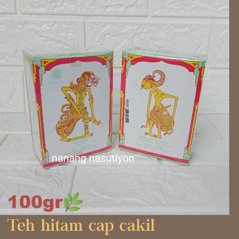 

Black tea teh hitam cap cakil tambi wonosobo netto 100gram