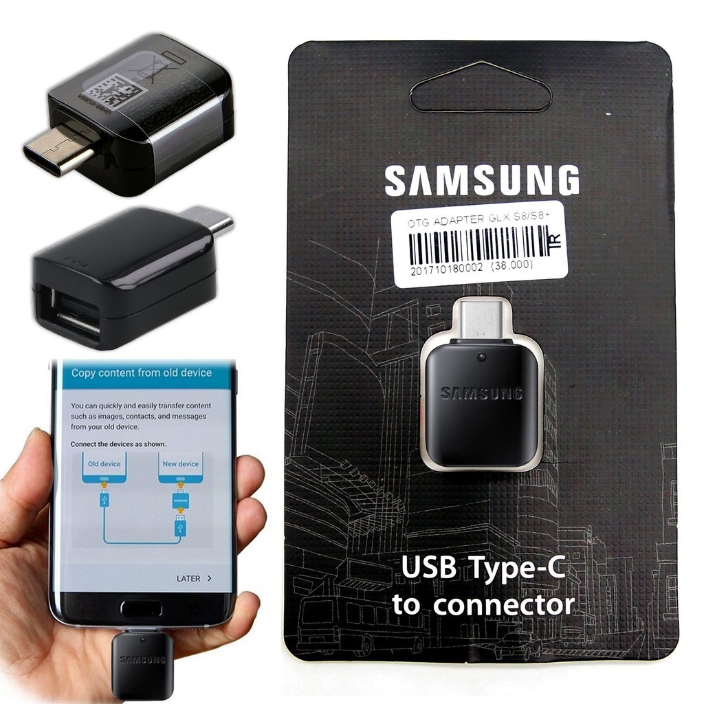 OTG USB UNIVERSAL TYPE C OTG ADAPTER OTG ADAPTER TYPE C S8 S8 PLUS NON CABLE OTG ADAPTER GLX S8/S8
