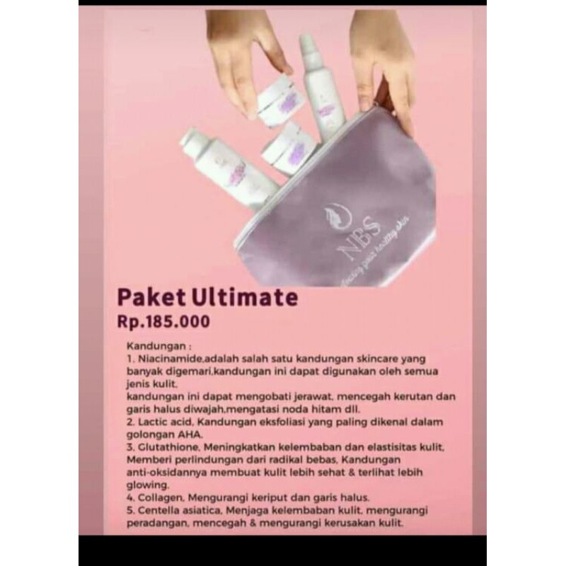 NBS ULTIMATE NEW SKINCARE & SERUM NBS _ORI_BPOM