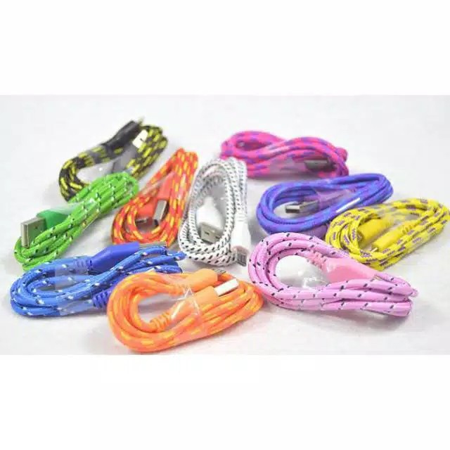 Kabel Data USB Tali Motif