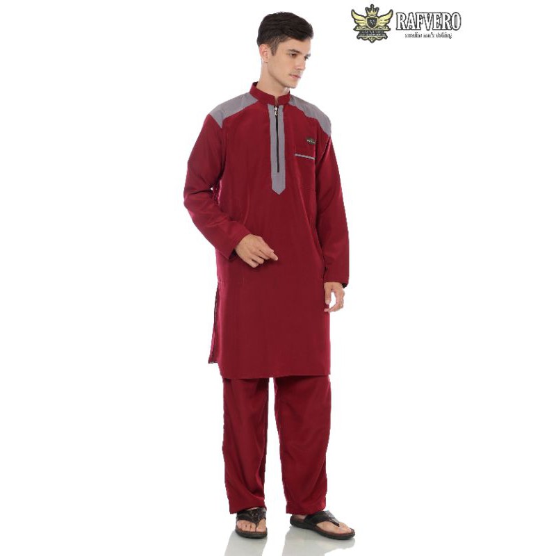 Baju Muslim Pria - Setelan Pakistan Rafvero - Baju muslim koko Rafvero - Pakistan Rafvero Original