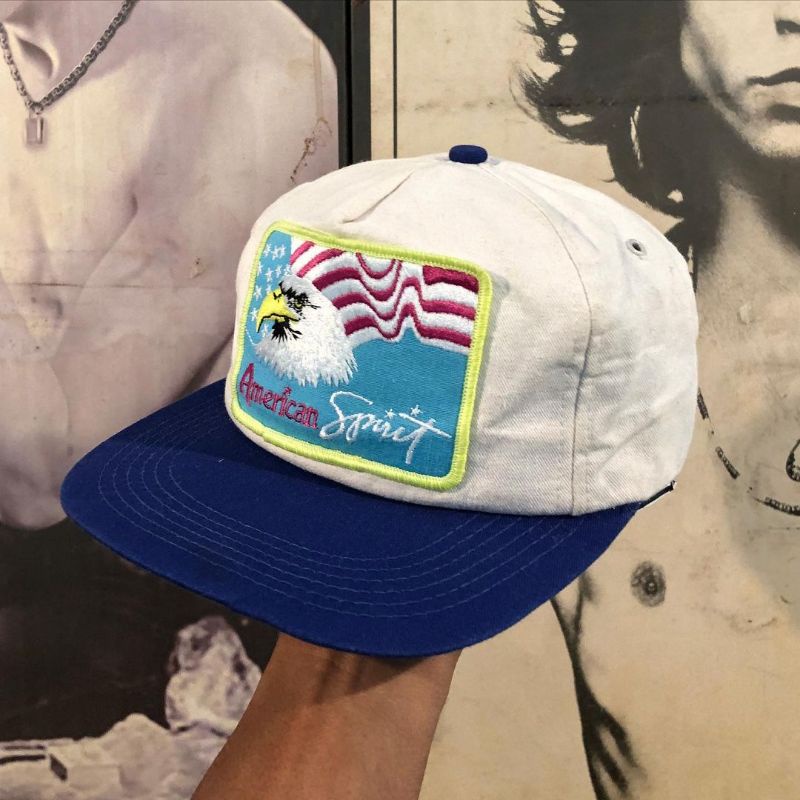 Topi American Spirit Elang mobil vintage second bekas thrift new era nba nfl nike