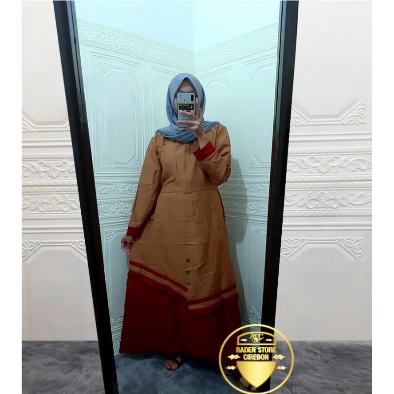 Gamis Moscrepe Naswah / Gamis Sari Muslim