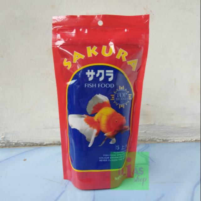 Pakan Ikan Hias Mas Koki SAKURA 100gr | Shopee Indonesia
