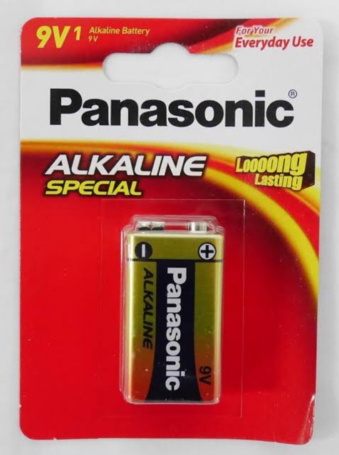 Baterai panasonic alkaline 9v 9volt baterai kotak panasonic alkalin special