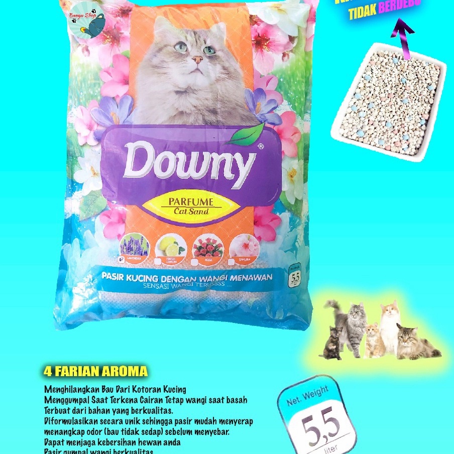 Pasir Kucing Cat Sand Pasir Kucing Wangi Cat Sand Parfume 5,5 L