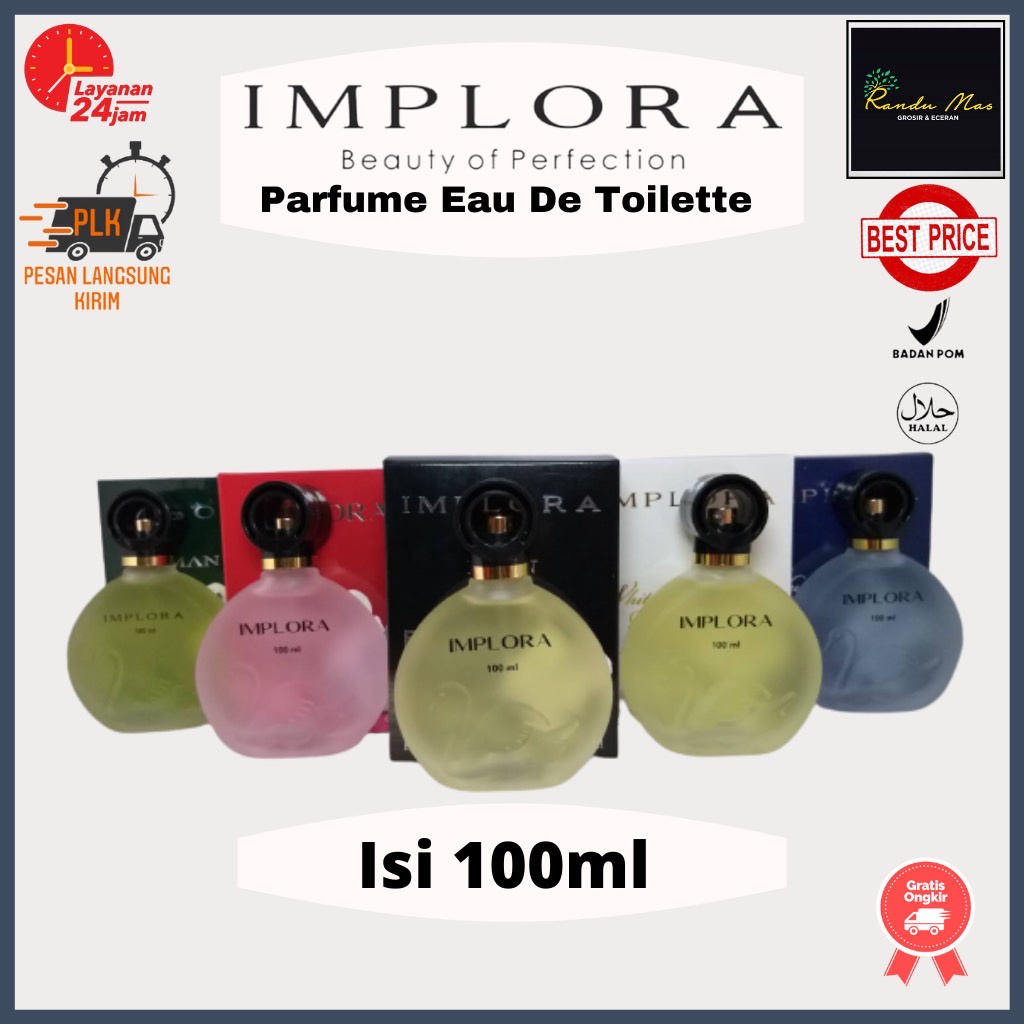 Parfum Unisex Implora Angsa / Swan 100ml Eau De Toilette Spray Original Kualitas Terbaik