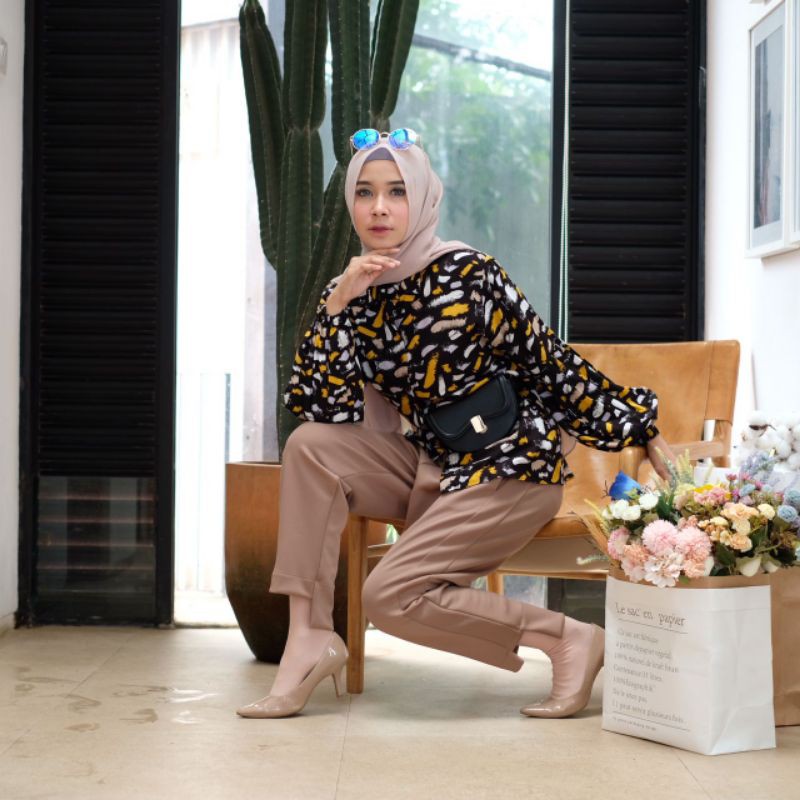 AMELIA SCUBA PANTS / CELANA WANITA / CELANA KERJA