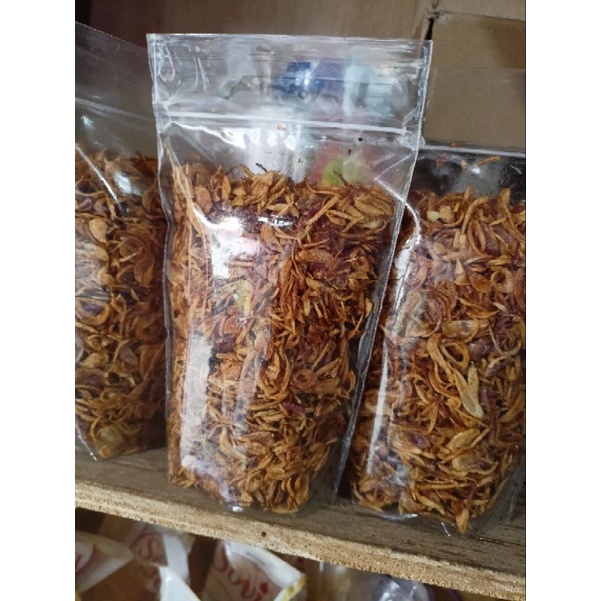 

Bawang goreng Brebes murni tanpa campuran