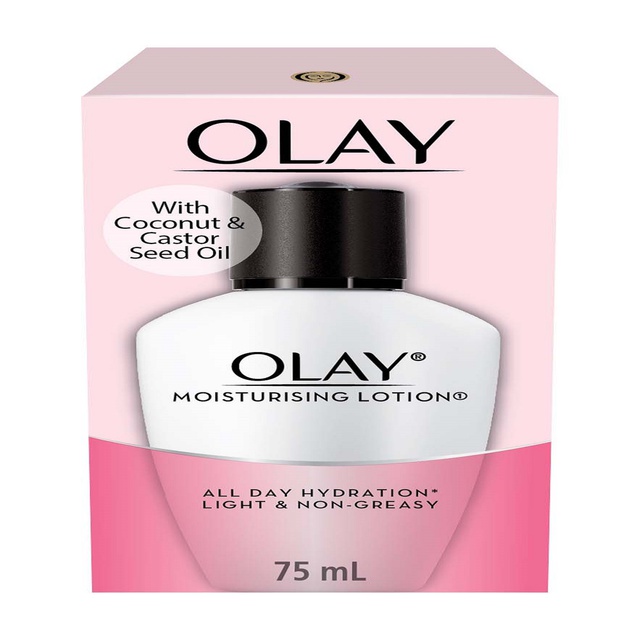 Olay Moisturising Lotion All Day Hydration Light and Non-Greasy Rose Cream Skincare Brightening 75ml