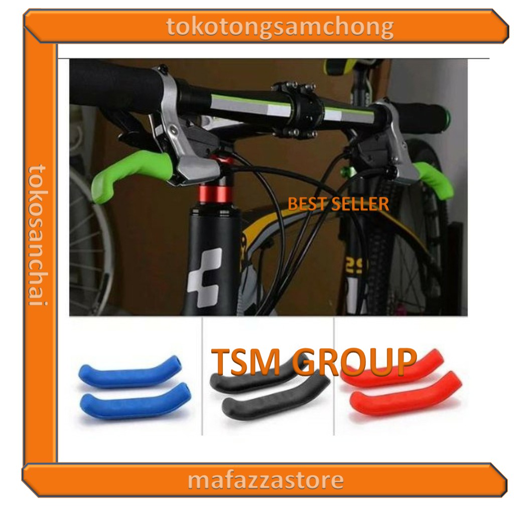 PELINDUNG COVER REM SEPEDA UNIVERSAL LIPAT MTB SILIKON SEPASANG MURAH