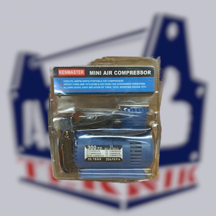 Kompresor mini kenmaster /pompa angin mobil / mini kompresor kenmaster