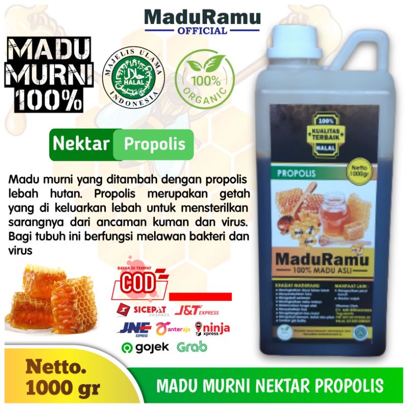 

MADU MURNI ASLI NEKTAR PROPOLIS MADU HUTAN ALAMI SUMATERA JAMBI RIAU
