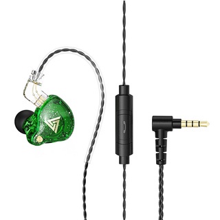 QKZ AK6 PRO Earphone with Mic Detachable alt KZ EDX Pro TRN MT1-AK6 Pro Green