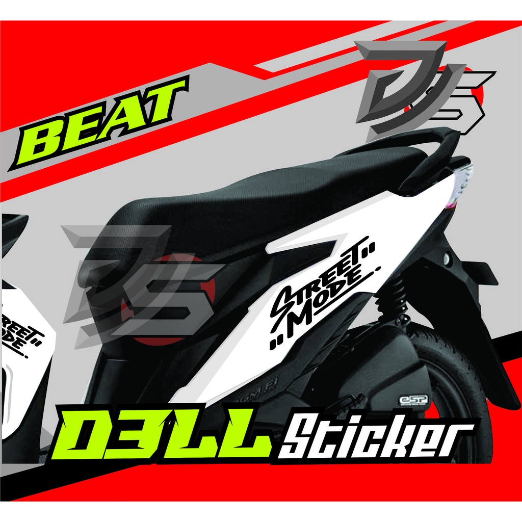 Stiker BEAT Street Mode / Striping BEAT Street / CUTTING STICKER BEAT / STIKER TERBARU BEAT