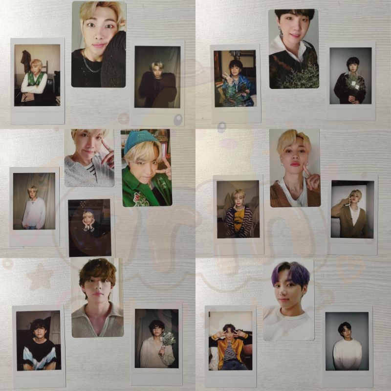Deco Kit BTS Namjoon Jhope Suga Jimin Taehyung Jungkook set photocard polaroid