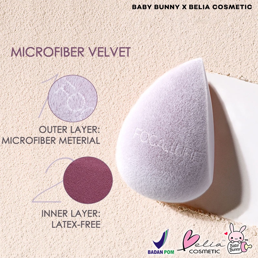 ❤ BELIA ❤ FOCALLURE Beauty Blender Series FA136 | Make Up Sponge | Alat Make Up | OFT Makeup Bebas Latex Foundation Blender