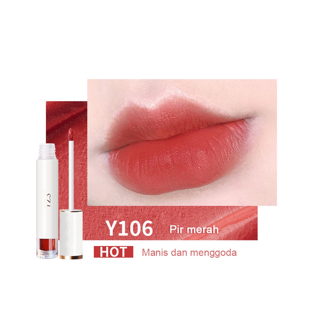 Ready Stock! YZS lip gloss matte matte velvet lipstik lip glaze lip gloss pelembab lipstik