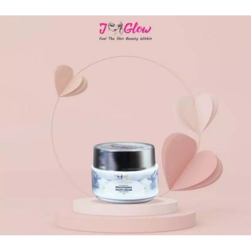 Jglow CREAM MALAM  FLEK WHITENING (KEMASAN TERBARU DNA SALMON)