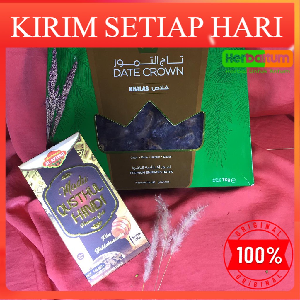 

[MURAH] KURMA & MADU QUSTHUL HINDI - MADU UNTUK MENCEGAH COVID-19