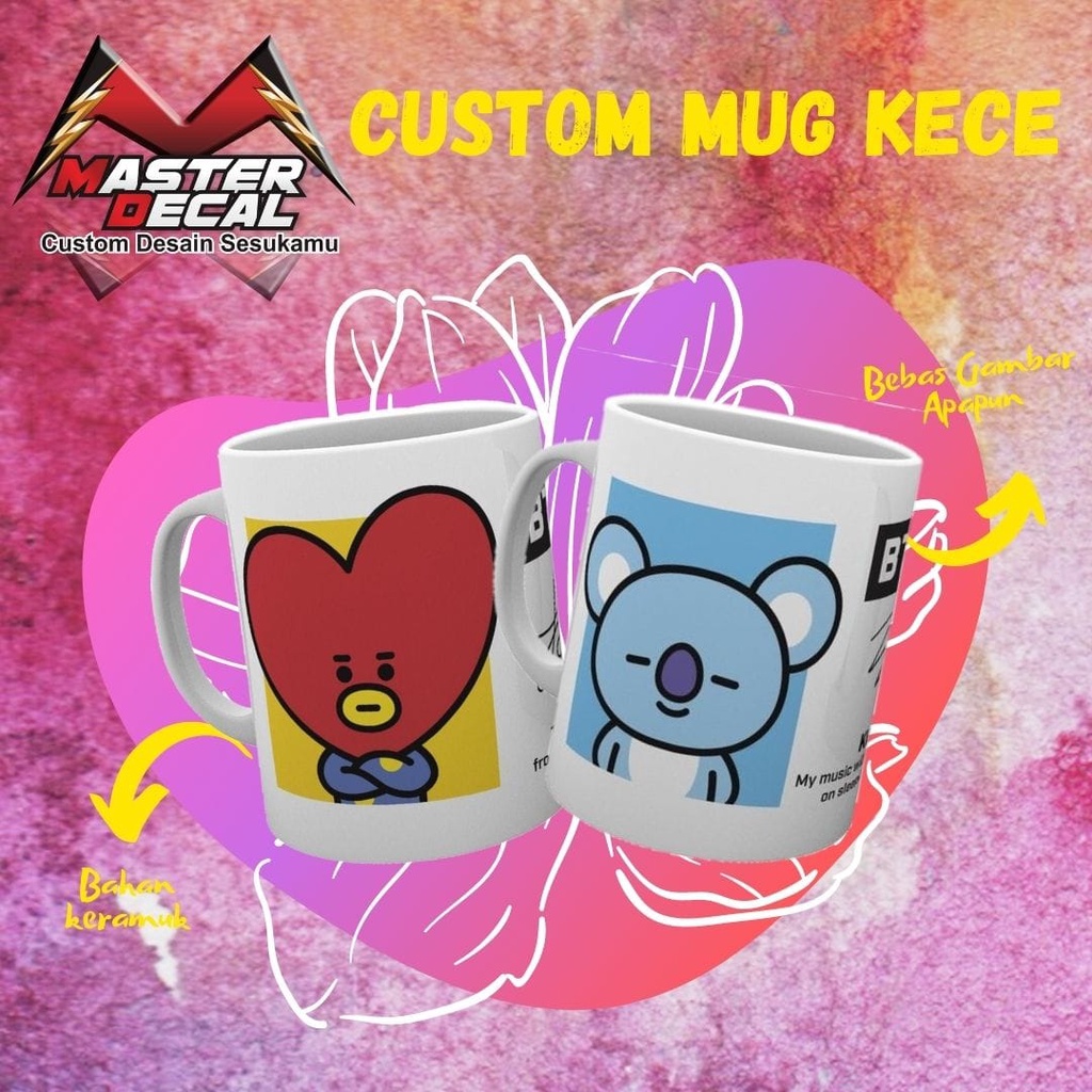 Souvenir Mug BT21 Koleksi kpopBTS