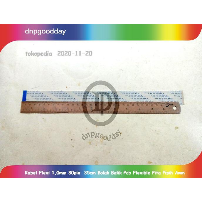 

Kabel Flexi 1,0Mm 30Pin 35Cm Bolak Balik Pcb Flexible Pita Pipih Awm Dnpgood11 Diminati Banget