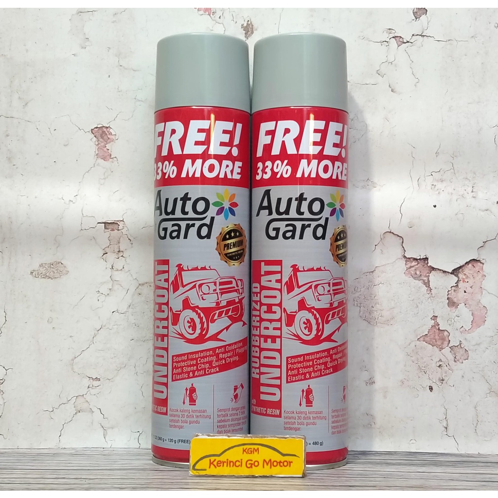 AUTOGARD RUBBERIZED UNDERCOAT GREY SYNTHETIC RESIN PLINGKUT GREY RESIN