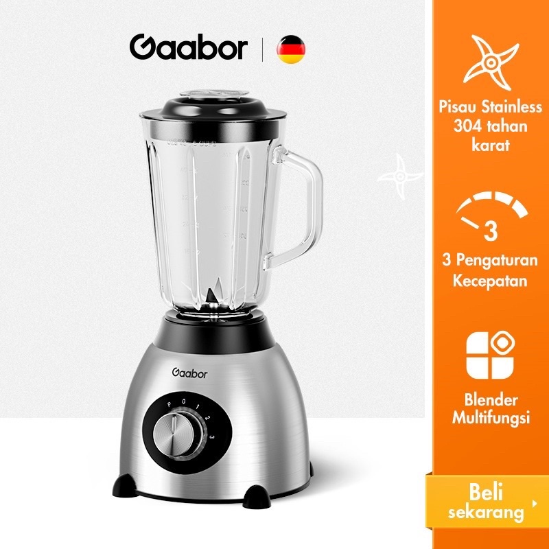 Gaabor Blender Kaca Multifungsi 3 Mode Kecepatan /GF-M15A