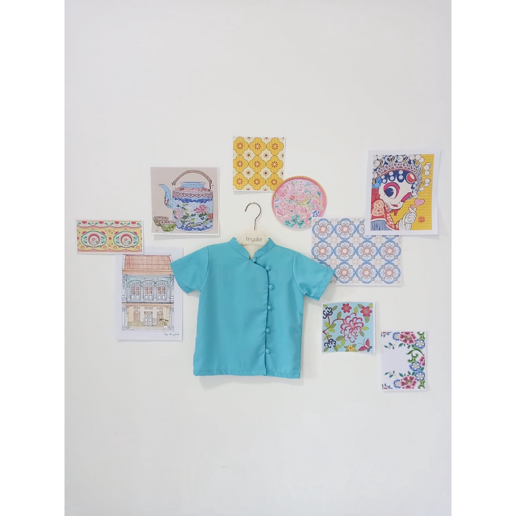 Yuri Qipao Shirt Tinydot - Kemeja Qipao Pria