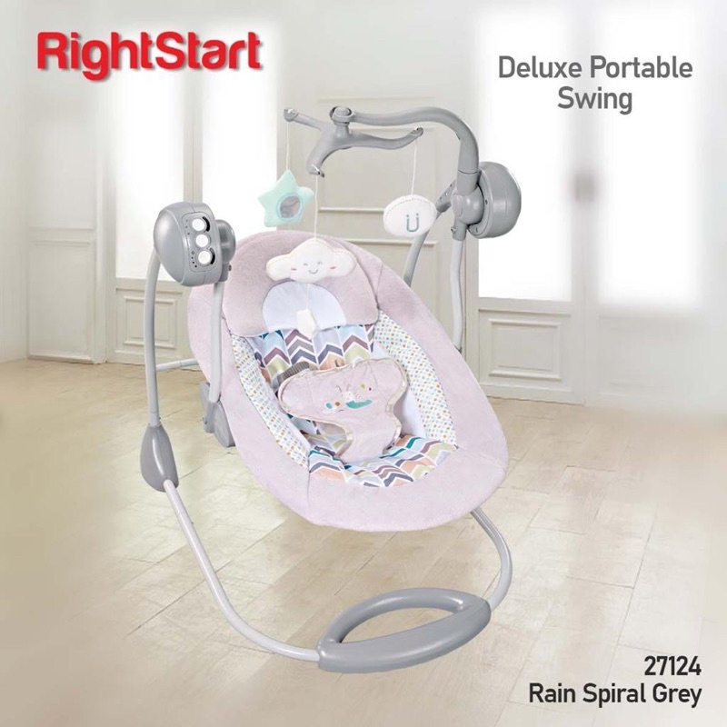 Bouncer Right Start Deluxe Portable Swing / Ayunan Bayi Otomatis