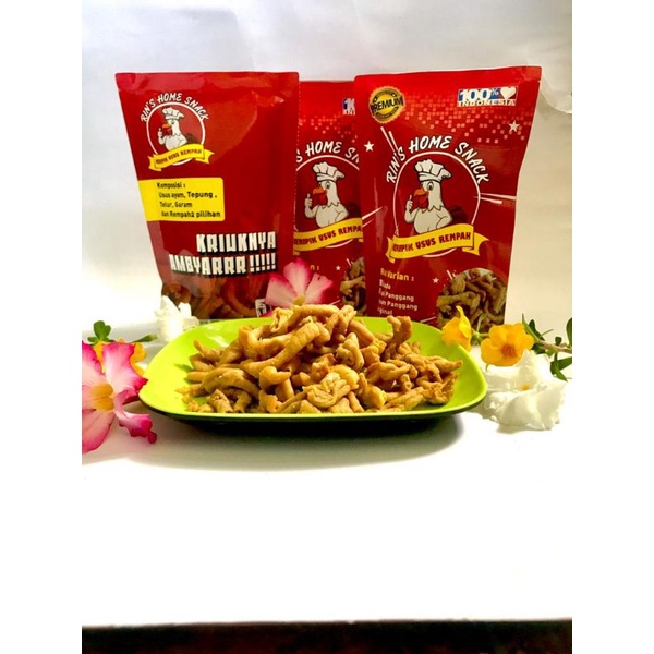 

Keripik Usus Tepung Premium Terlaris 100 gram