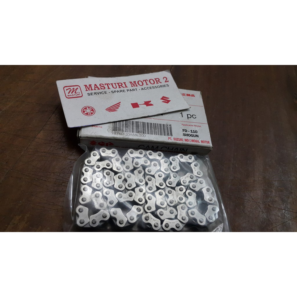 RANTAI KETENG/RANTAI MESIN SHOGUN 110 ASLI SGP