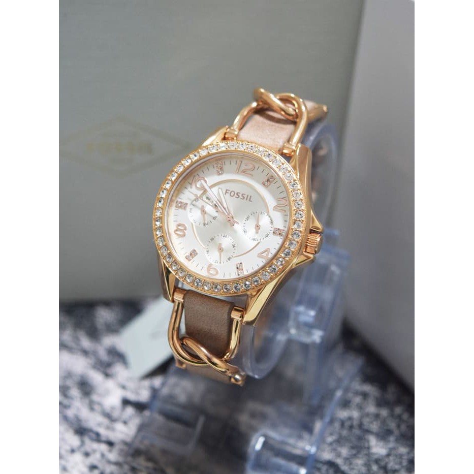 F ES3466 Riley Leather Strap