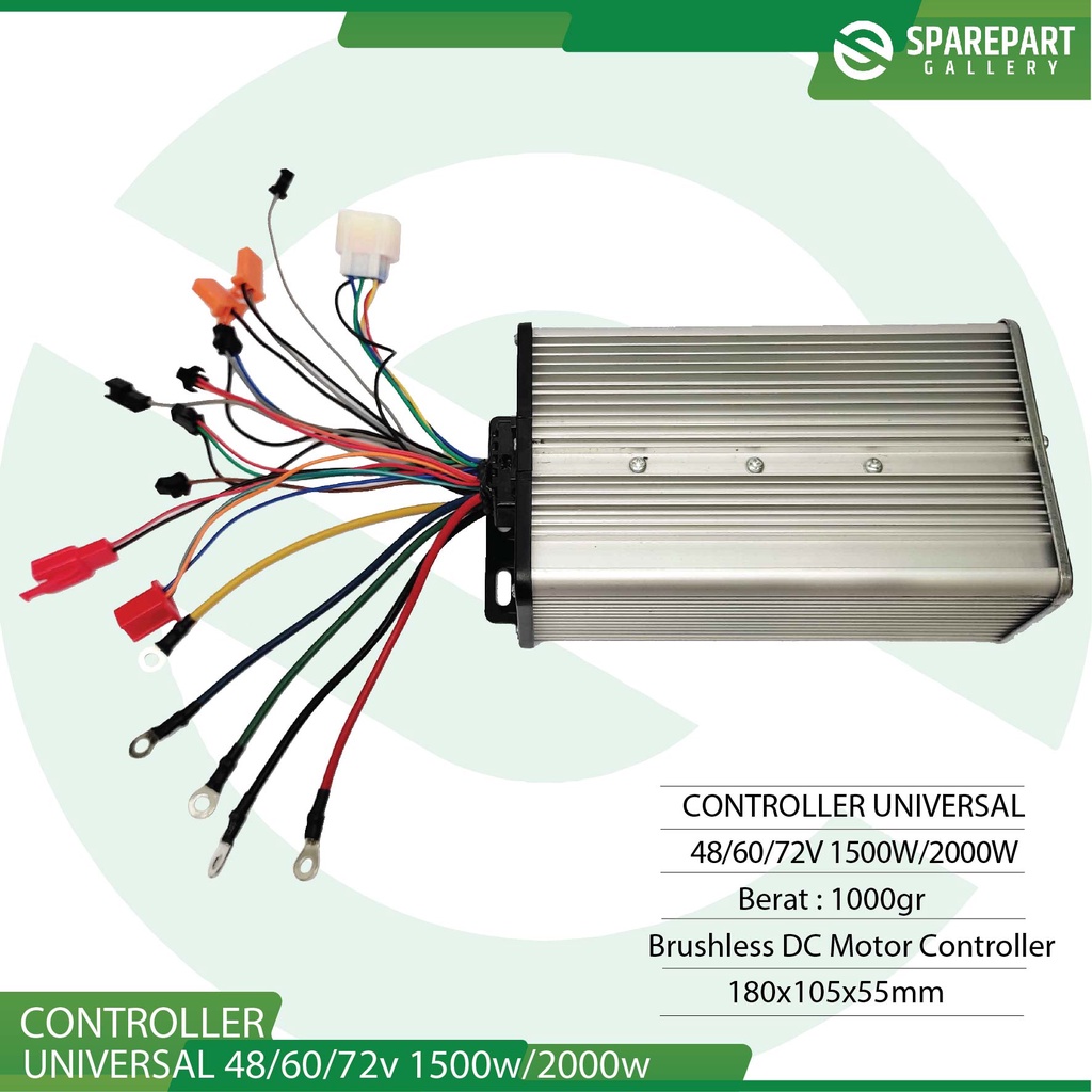 BLDC Motor Controller Universal 48/60/72v 2000W