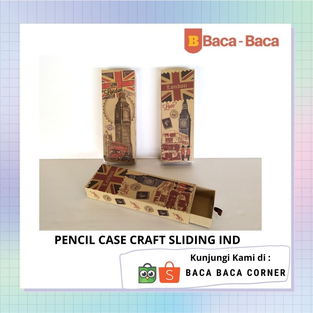 

PENCIL CASE CRAFT SLIDING IND