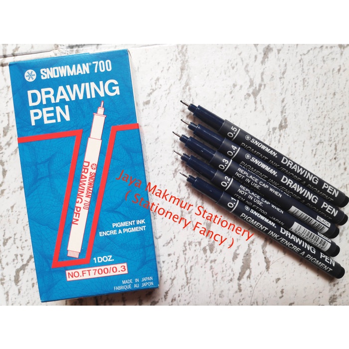 

Pendrawing- Drawing Pen Snowman No. Ft700 (0.1 - 0.8 Mm) - 0.1 -Drawing-Pen.