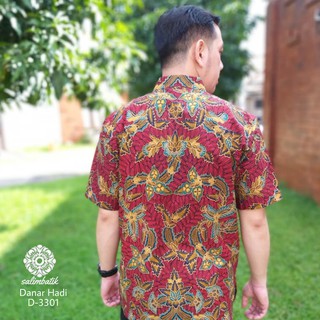  Baju  Batik  Pria  Danar Hadi Big  Size  XXL Shopee Indonesia