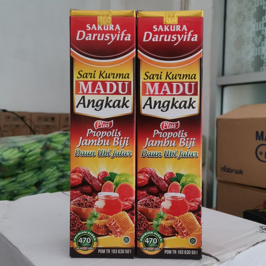 

SARI KURMA MADU ANGKAK Sakura DARUSYIFA Plus Propolis