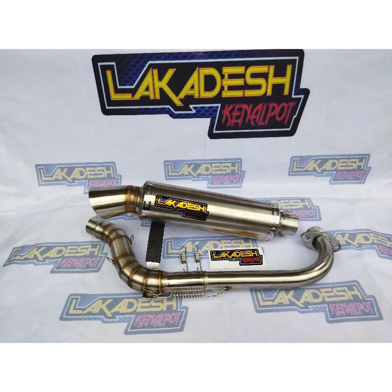 KNALPOT LAKADESH CORONG (INLET 38) BEAT MIO VARIO AEROX SCOOPY NMAX PCX LEXI ADV GENIO FREEGO DLL