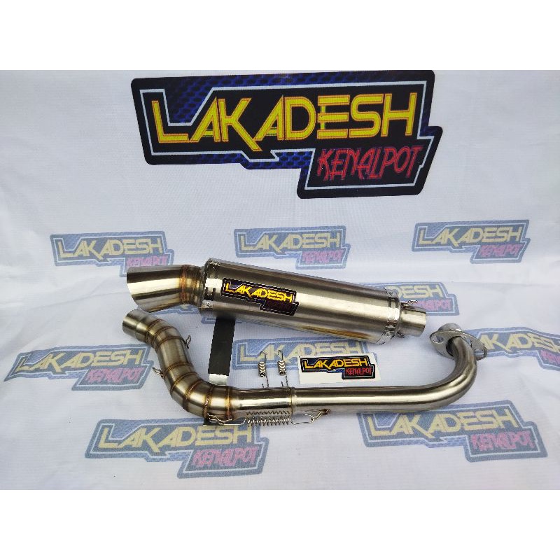 KNALPOT LAKADESH CORONG (INLET 38) BEAT MIO VARIO AEROX SCOOPY NMAX PCX LEXI ADV GENIO FREEGO DLL