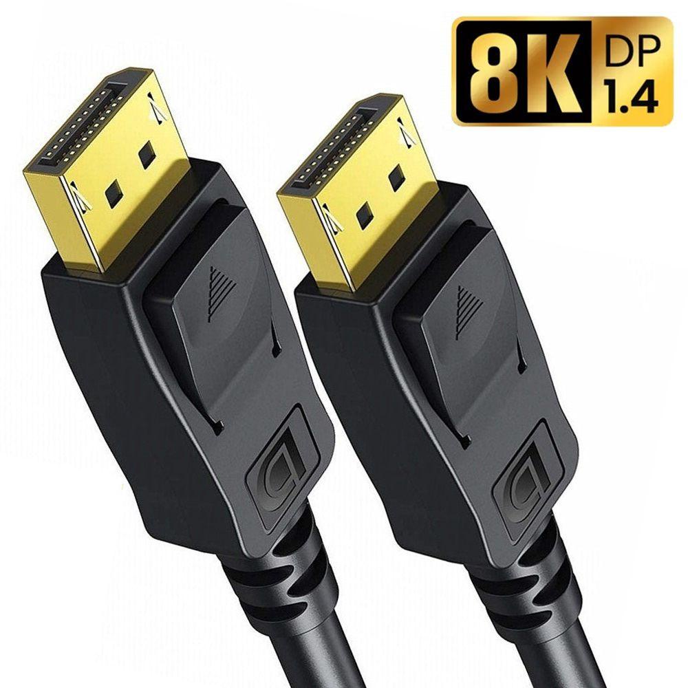 Preva DP to DP Kabel Proyektor 4K 144Hz 2K 165Hz Displayport Cord