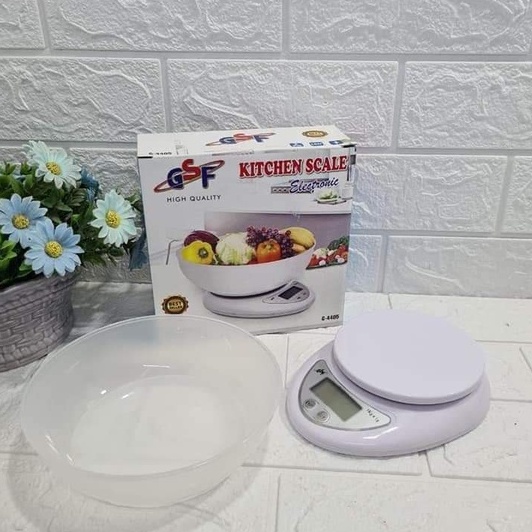 TIMBANGAN DAPUR DIGITAL MANGKOK / TIMBANGAN KUE 5KG GSF 4405 / TIMBANGAN KUE DAPUR SERBAGUNA 5 KG GSF 4405 / GSF G 4405 / GSF G-4405