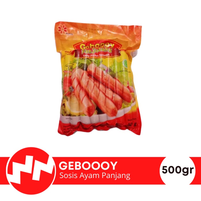 

Geboooy Sosis Ayam Panjang (Warna Putih) 500gr