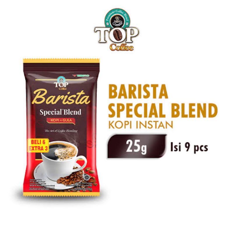 

TOP COFFEE BARISTA SPECIAL BLEND 25g x 9pcs