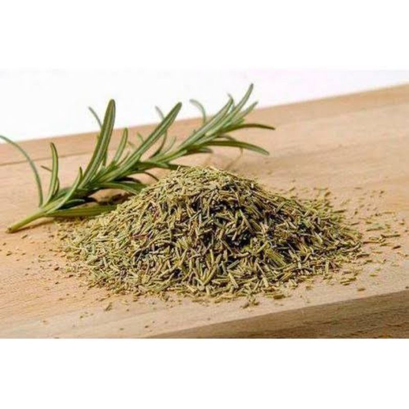 Daun dried rosemary kering rempah bumbu daging sup sop harum sedap menu cafe