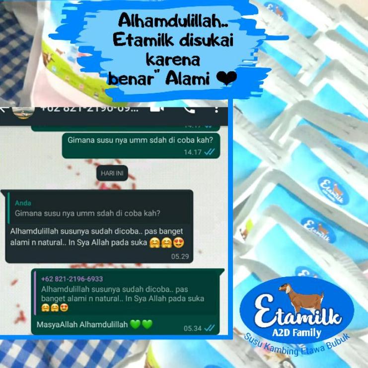 

C ETAMILK A2D Family (Susu Kambing Etawa Bubuk Alami) ➱ 95-CC