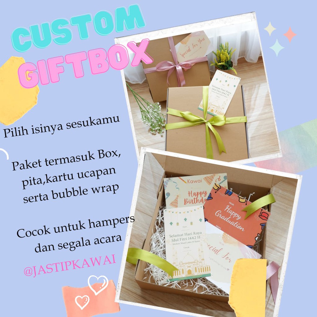 HAMPERS BIRTHDAY / GRADUATION / HADIAH ULANG TAHUN / SNACK BOX / GIFT BOX