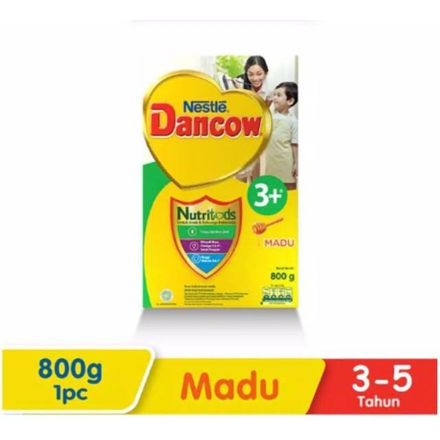 Dancow 3+ Madu/Vanila 800Gr | D'Lubna Baby