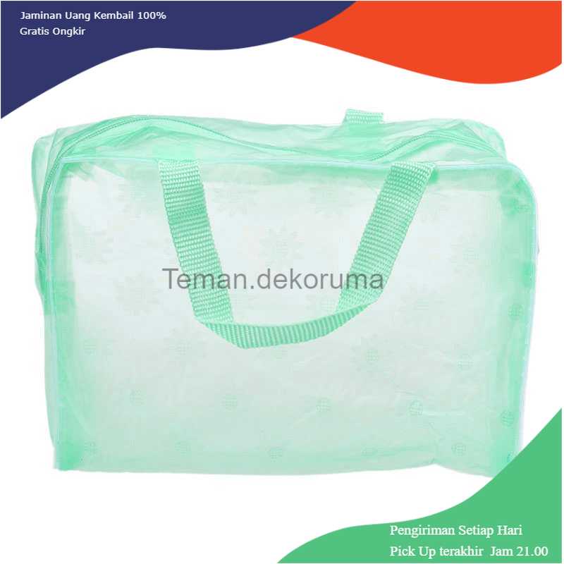 TD-AD1 eTya Tas Perlengkapan Mandi Kosmetik Motif Floral - XDSZ0265