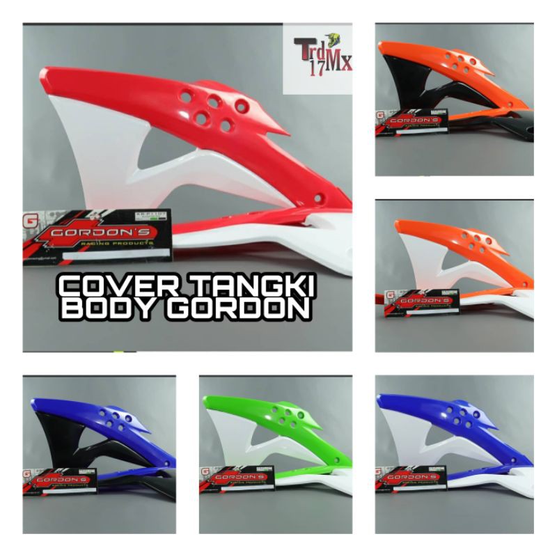 Cover tangki klx body gordon sayap tangki klx gordon